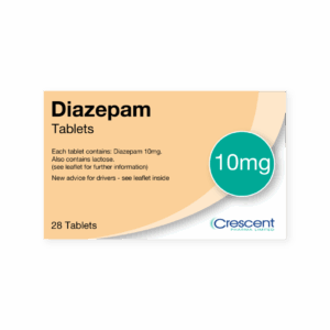 Diazepam 10mg Crescent Pharma UK blister pack