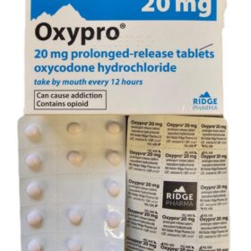 Achetez Oxypro 20 mg en ligne pour un soulagement efficace de la douleur auprès de fournisseurs de l'UE.